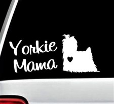 Yorkie Mama Yorkshire Terrier Raza de Perro Calcomanía Adhesiva Mascota Regalo Accesorios BG193