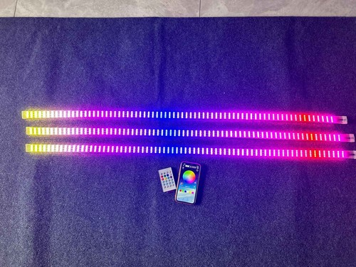 3x 4FT Quad Row Strip Dream Color For Polaris Slingshot 15.5'' Wheel Rim Lights - Picture 12 of 16