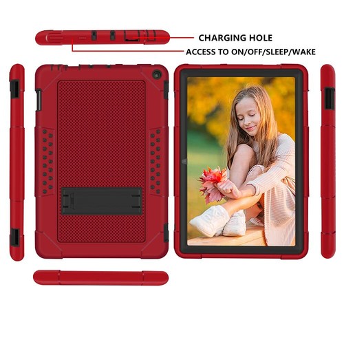 Funda resistente para tableta Fire HD 10 10.1" 2021 Fire HD 10 Plus 11a generación - Imagen 16 de 31