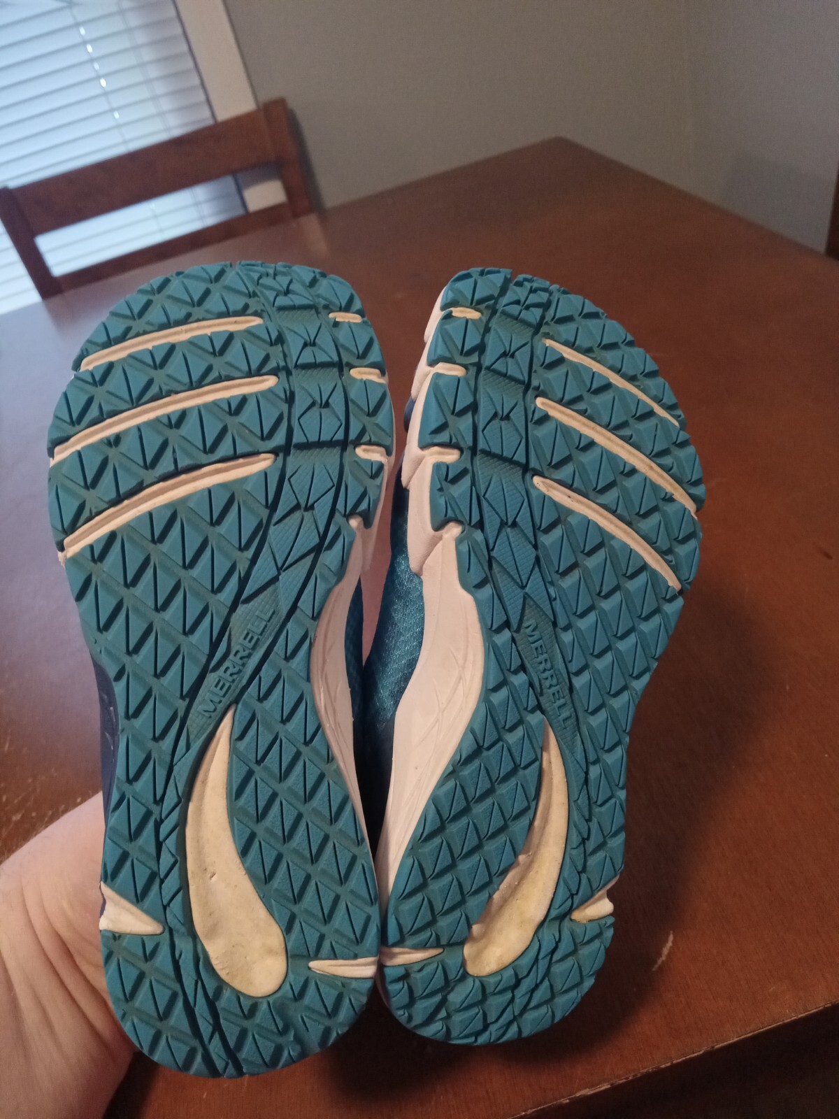 SAOLA Scarpe da ginnastica Merrell ML Bare Access blu stringate sportive da ragazzo taglia 12 5M