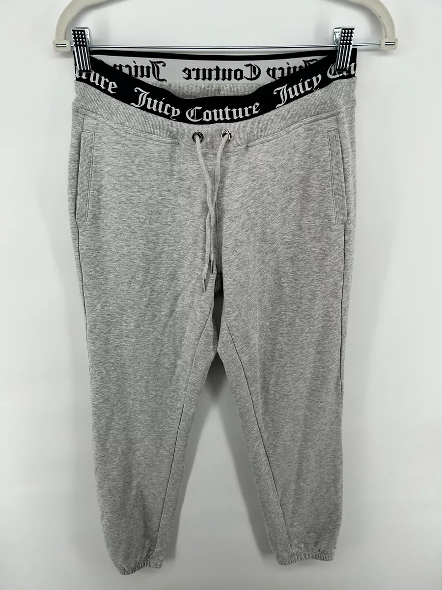 Juicy Couture Sweatpants Women's Small Gray Jogger Logo USA