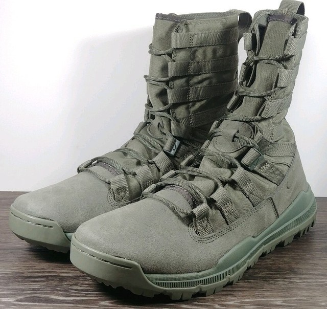 nike combat boots sage green