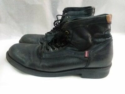 SCARPE uomo VERA PELLE STIVALETTI LEVIS MISURA 11,5 | eBay