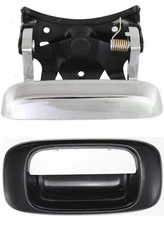 NEW Rear Tailgate Handle Chrome w/ Bezel 99-06 Chevrolet Silverado Sierra Truck