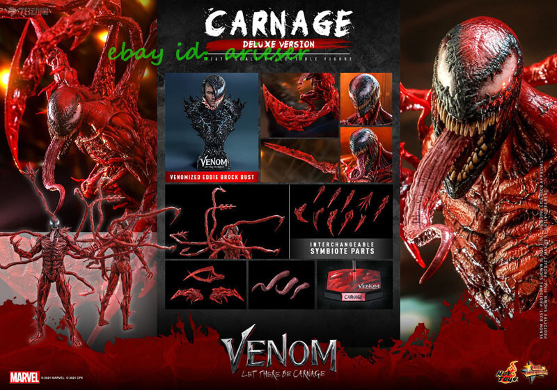 Hot Toys 1/6 Mms620 Carnage Venom:Let There Be Carnage Dx