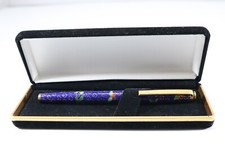 Vintage (c1991-98) HERO No. 50 Cloisonné Extra Fine Fountain Pen, GT (Blue Ink)