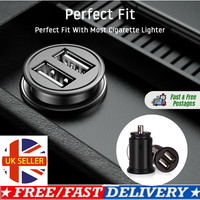 Fast Car Charger 2 USB Port For Iphone Samsung Cigarette Lighter Socket Adapter
