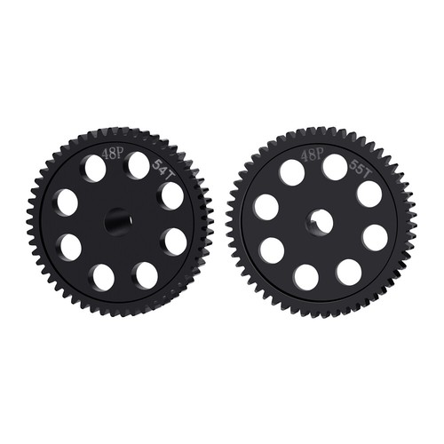 Spur Gear 54/55Tooth 0.5M 48P for 1/18 1/16 Losi 2WD Mini-B Mini-T Mini Drag - Picture 9 of 14