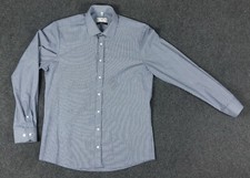 51 Royal Class Herrenhemd Langarmhemd Hemd blau weiß kariert L 42