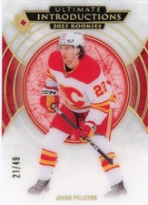 2023-24 Ultimate Collection - Jakob Pelletier Ultimate Introductions Rookie /49 