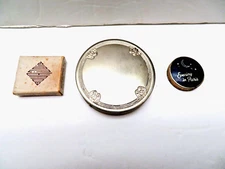3 Vintage Compact Makeup Powder Mirror Cases ddd