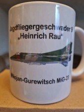 Tasse MiG 23, JG  Flogger  NVA Jagdfliegerstaffel 9 "Heinrich Rau"