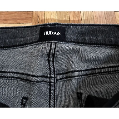 Jeans skinny stringati Hudson The Stevie Mid Rise Contour donna 29x28 neri nuovi - Foto 5 di 10