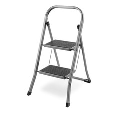 2 3 4 Step Ladder Folding Portable Compact Heavy Duty Steel Anti-Slip Mat Stool