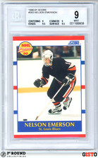 POP 1: Nelson Emerson RC BGS 9+: 1990-91 Score Rookie Card Gisto #383