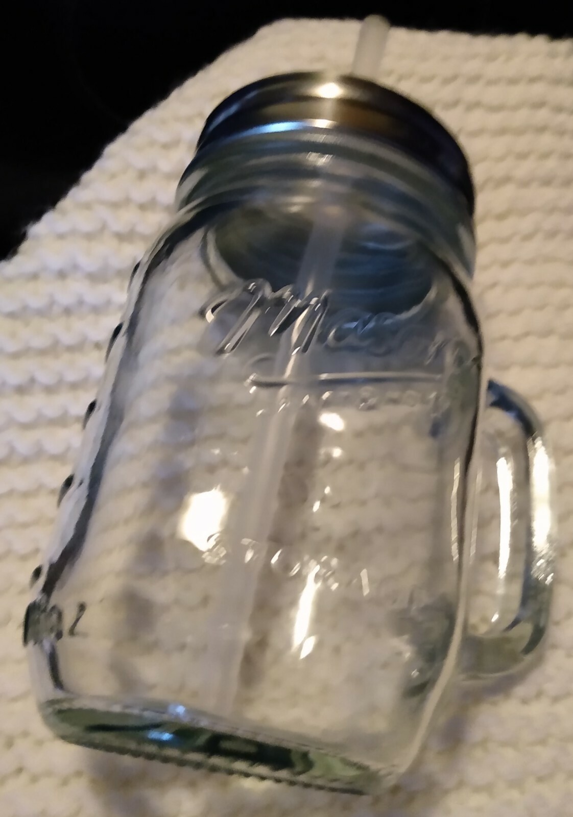 Tabletops Unlimited TTU73945 Mason Jar Mug with Straw eBay