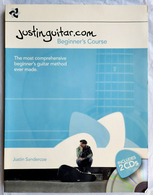 JUSTINGUITAR.COM - ANFÄNGERKURS + ZWEI PLAY-ALONG CDs - WISE - SEHR GUTER ZUSTAND