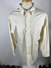 Brooks 346 Non Iron Men  s Size 17-34 Long Sleeve Button Up Shirt-1270