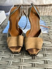 Fendi High heels Brown , SZ 7,5 Usa Made In Italy