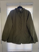 Magellan Olive Green Jacket Full Zip Size Womens Xl Cozy Comfort Casual