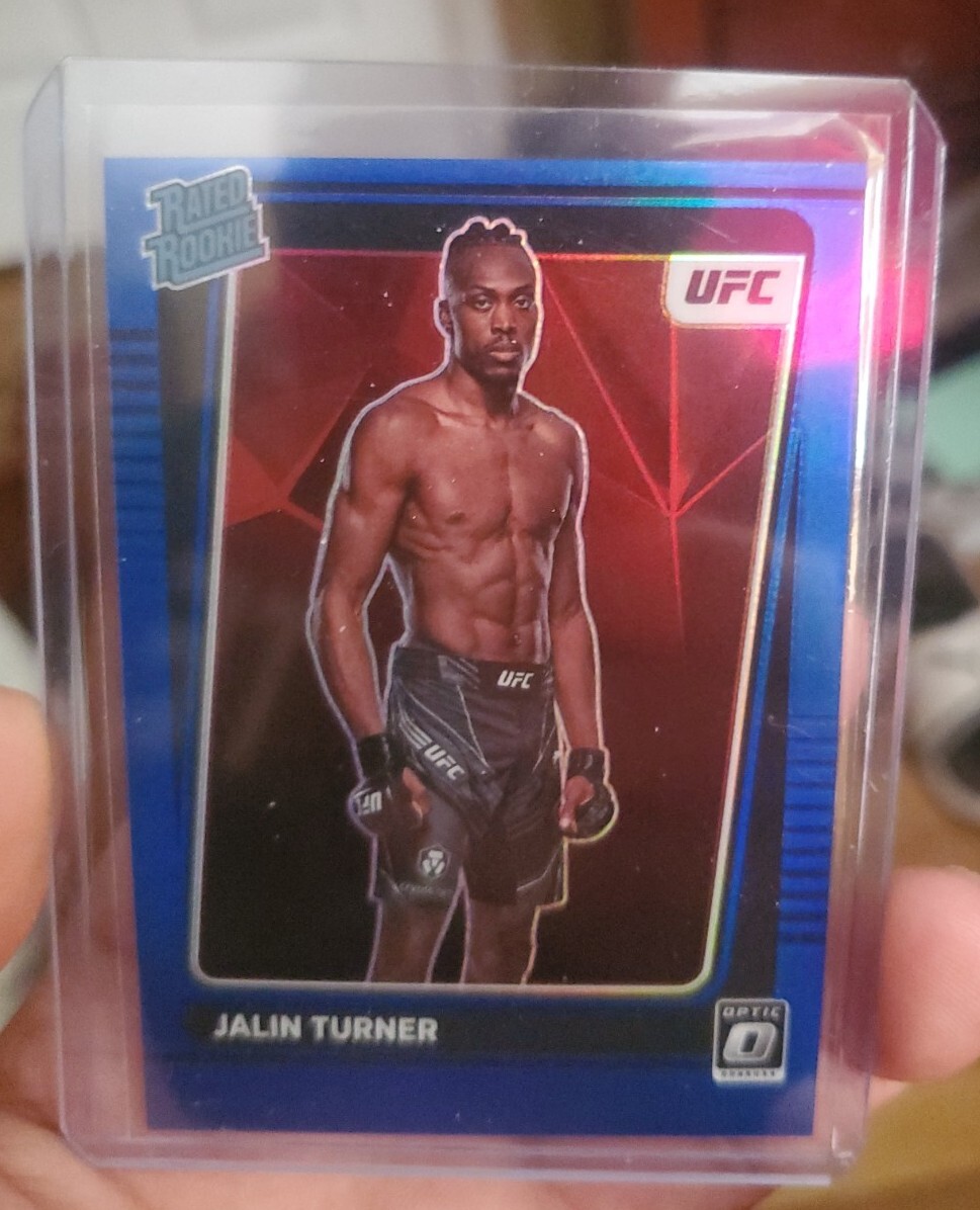 2022 Panini Donruss Optic UFC Blue #114 Jalin Turner /99 RC Rookie