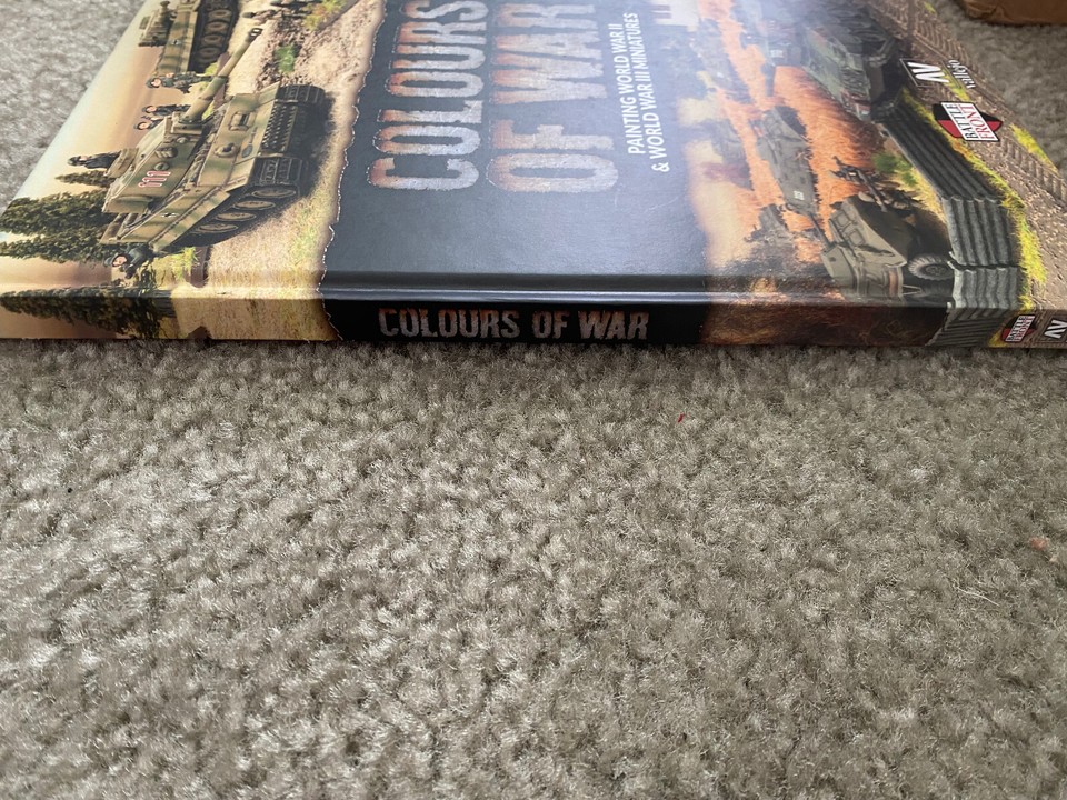 Colors of War Painting WWII and WWIII Gaming Miniatures Hardcover Book