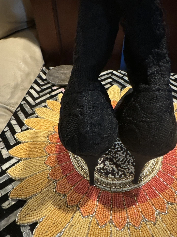 zapatos medias guipur mujer Foto 4 de 4