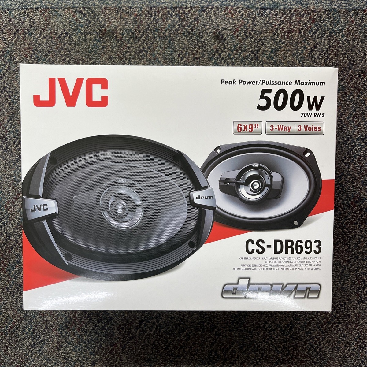 JVC CS-DR693 500 Watt 6X9