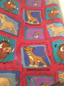 Flat Sheet Disney The Lion King Simba No Mickey Cti Ebay