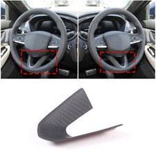 Matte Real Carbon fiber Steering Wheel U Cover Trim Für Cadillac CT4 CT5 20-22