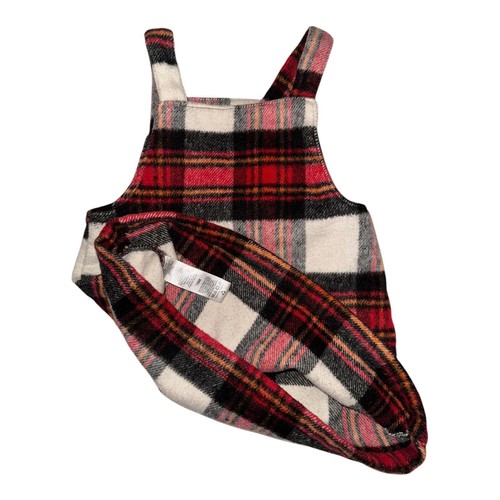 Little ME Plaid Jumper Dress Button Detail Sleeveless Outfit 18M - Picture 3 of 4