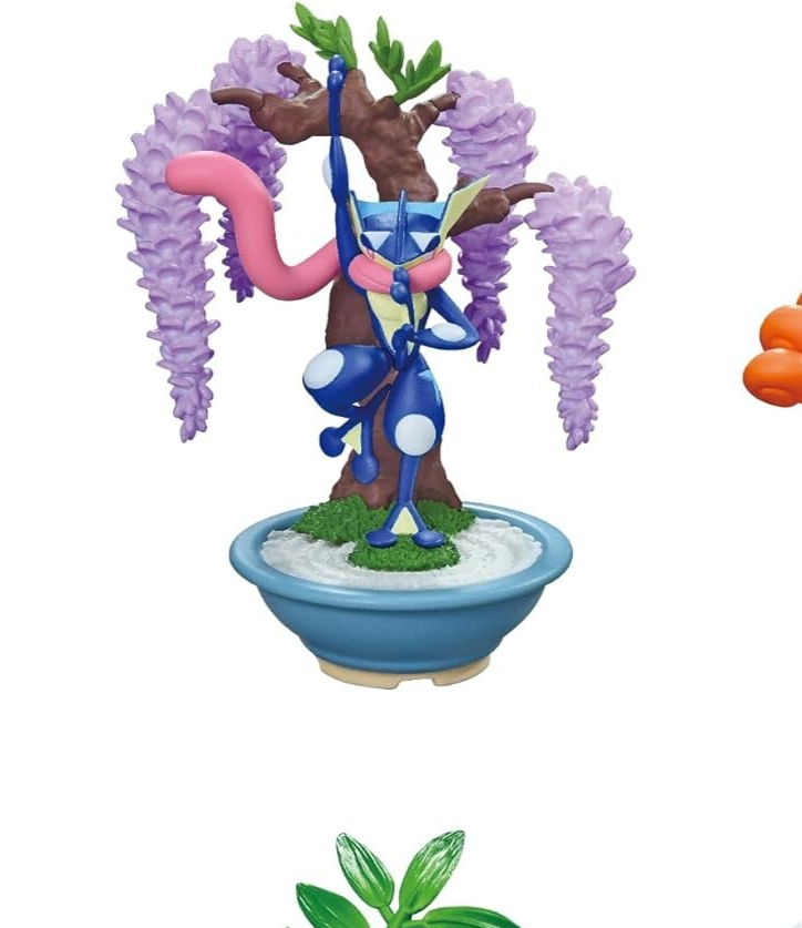 オマケ　REBORNアニカフェ Re-ment Pocket Bonsai 3 Pokemon #1 2 Greninja RE-MENT NEW in box