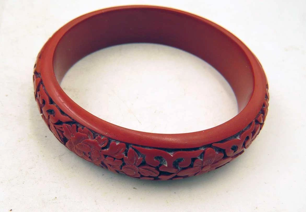 Cinnabar bangle sale
