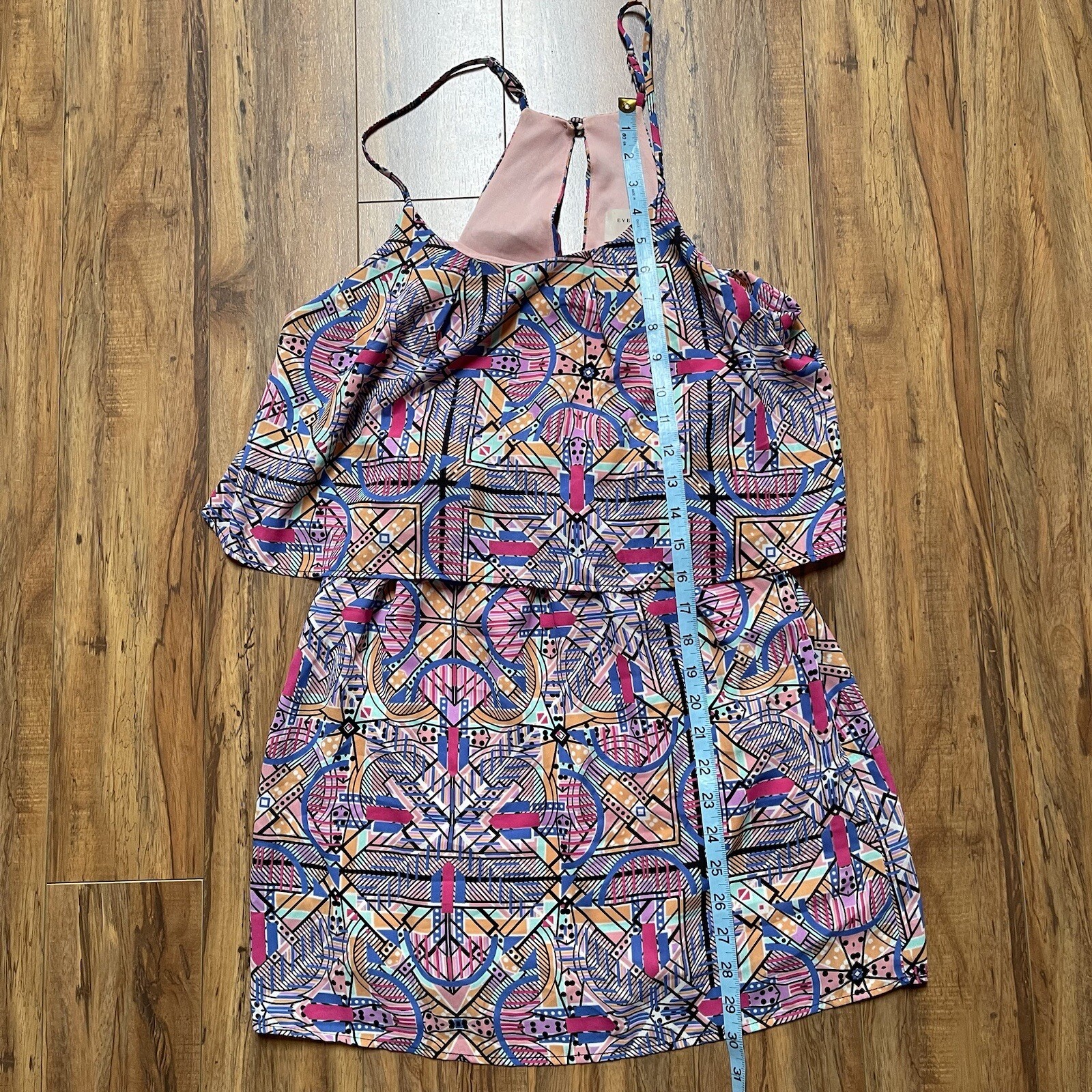 Everly Multicolor Funky Geometric Pattern Dress S… - image 14