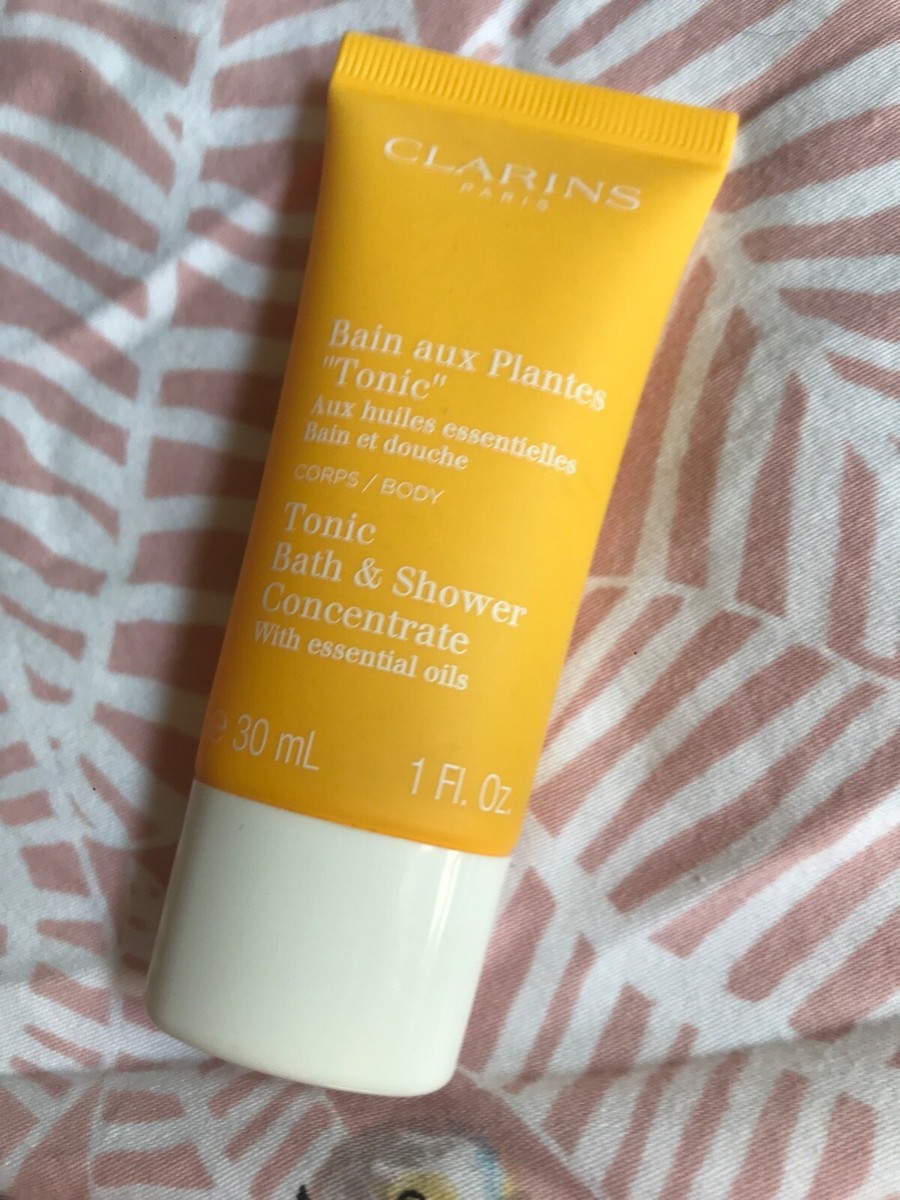 Clarins Bain aux plantes tonic bath & shower concentrate, 30ml | eBay UK