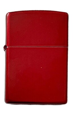 Zippo Windproof Candy Apple Red Pipe Lighter, GOLD Insert