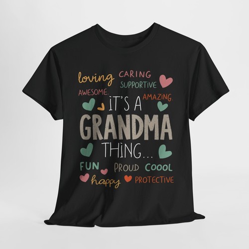 Mother's Day It's Grammy Thing Cute Love T-shirt - Novelty Grandma Graphic Tees - Picture 17 of 53