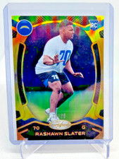2021 Panini Certified RASHAWN SLATER RC Gold Parallel SP 25/25 #147 Chargers
