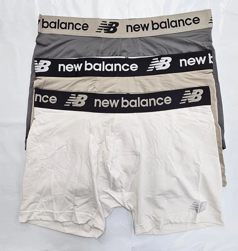 New Balance Men's Athletic Mesh Boxer Brief 3 Pack Small - LAU13015-3 - Picture 1 of 1