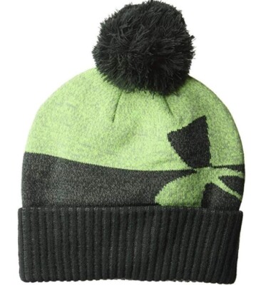 Under Armour Boys Pom Knit Beanie Cap 