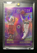 2020-21 Bradley Beal & Russell Westbrook Illusions Double Vision Purple 1 Of 1