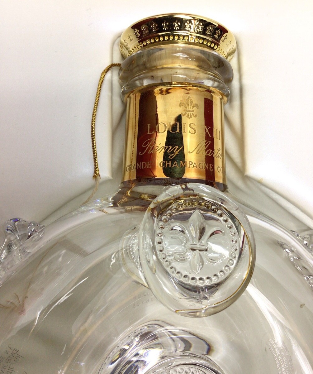Remy Martin Louis XIII Cognac Baccarat Crystal Empty Bottle Remy Martin Louis XIII Cognac Baccarat Crystal Empty Bottle