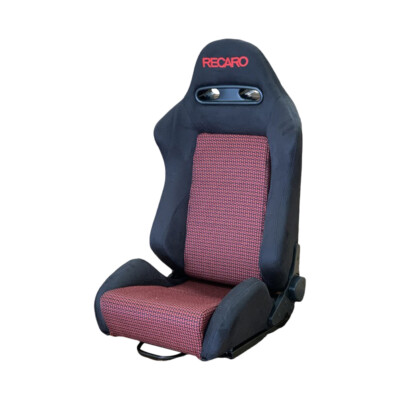 JDM Seat RECARO SR4 Pair Front Left Right Bucket Seat Black Maroon