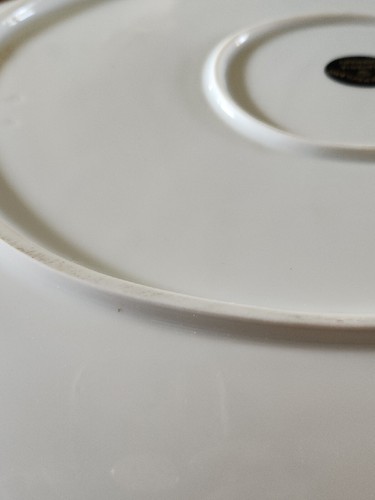 Plato para servir vintage Johann Haviland Baviera Alemania ~ rosa de verano 15" China - Imagen 8 de 11