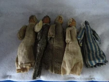 Vintage Folk Art Dolls Bundle of 5
