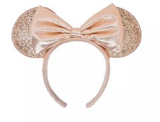 Disney Parks Briar Rose Gold Redesigned Minnie Mouse Ears Headband