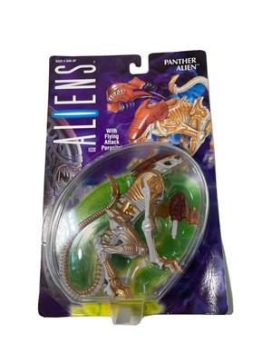 NEW NIP NIB Vintage 1993 Kenner Aliens-PANTHER ALIEN Action Figure-Rough Card