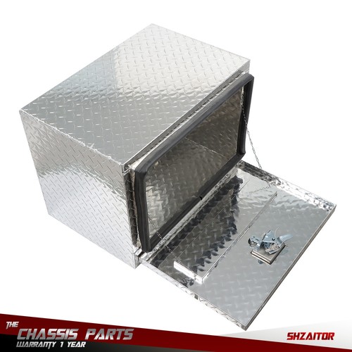 24" X17"X18" Aluminum Truck Bed Tool Box Trailer Storage Heavy Duty Toolbox - Picture 8 of 14