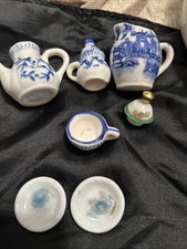 Blue Willow Replacement Doll House Tea Set