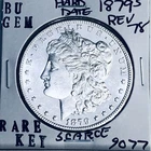 1879 S REV 78 BU GEM MORGAN SILVER DOLLAR UNC MS+++ U.S. MINT RARE KEY COIN 9077